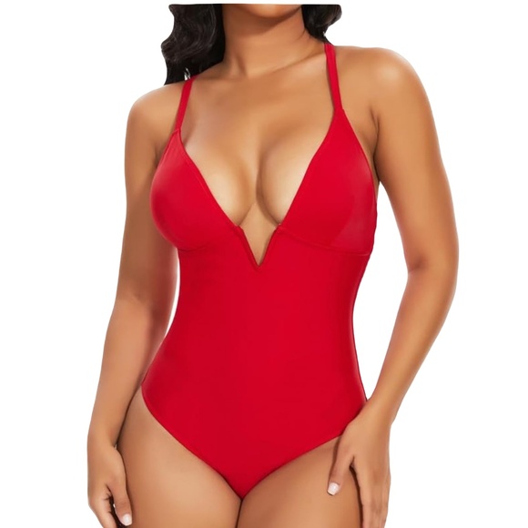 SHAPERIN Women's One Piece Swimsuit - Picture 1 of 7